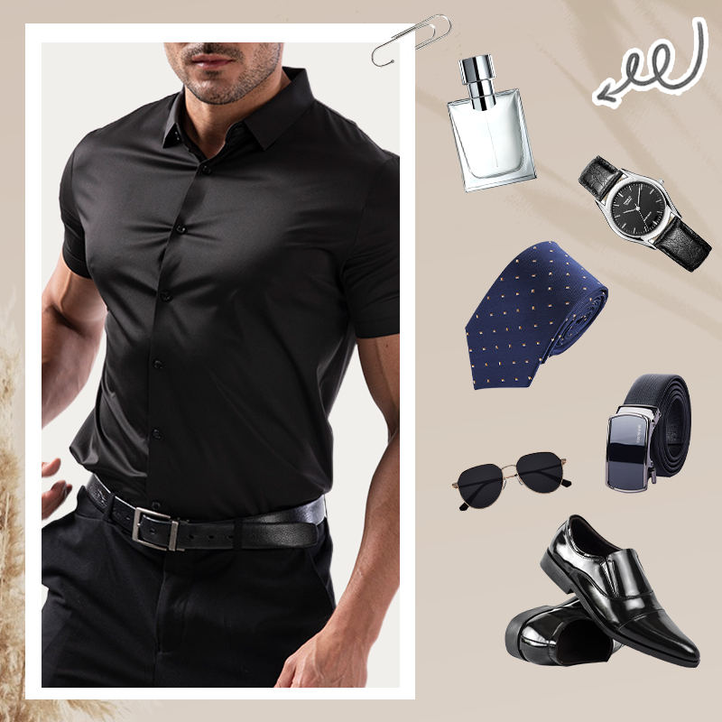 Men's Short Sleeve 4-Way Stretch Shirt